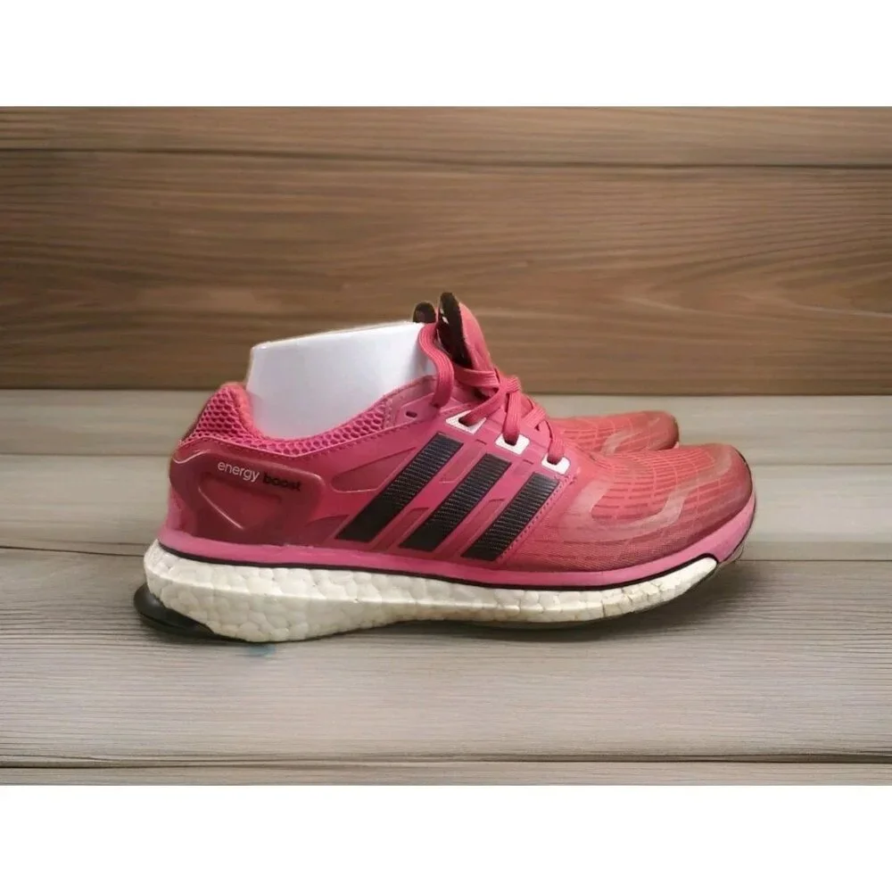 Adidas Energy Boost Athletic Running Shoes Women’s Size‎ 8 Pink